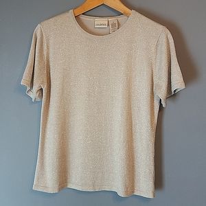 Liz Claiborne Villager Knitted Sparkly Top